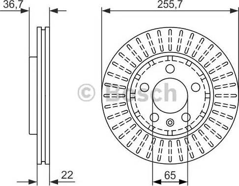 BOSCH 0 986 479 912 - Δισκόπλακα parts5.com