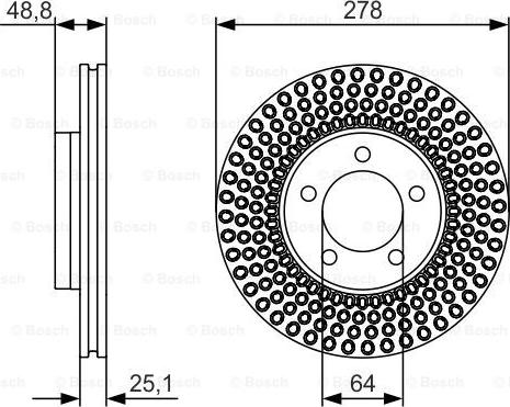 BOSCH 0 986 479 699 - Féktárcsa parts5.com