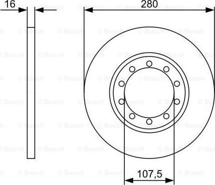 BOSCH 0 986 479 390 - Disque de frein parts5.com