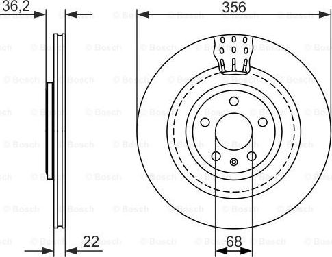 BOSCH 0 986 479 749 - Disc frana parts5.com