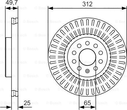 BOSCH 0 986 479 C29 - Тормозной диск parts5.com