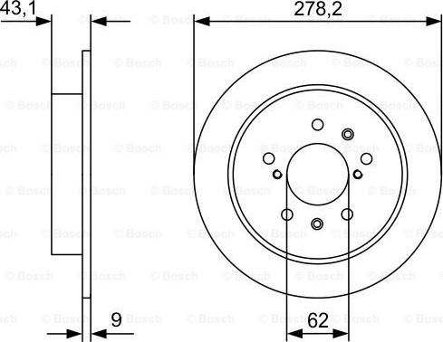 BOSCH 0 986 479 D34 - Disc frana parts5.com