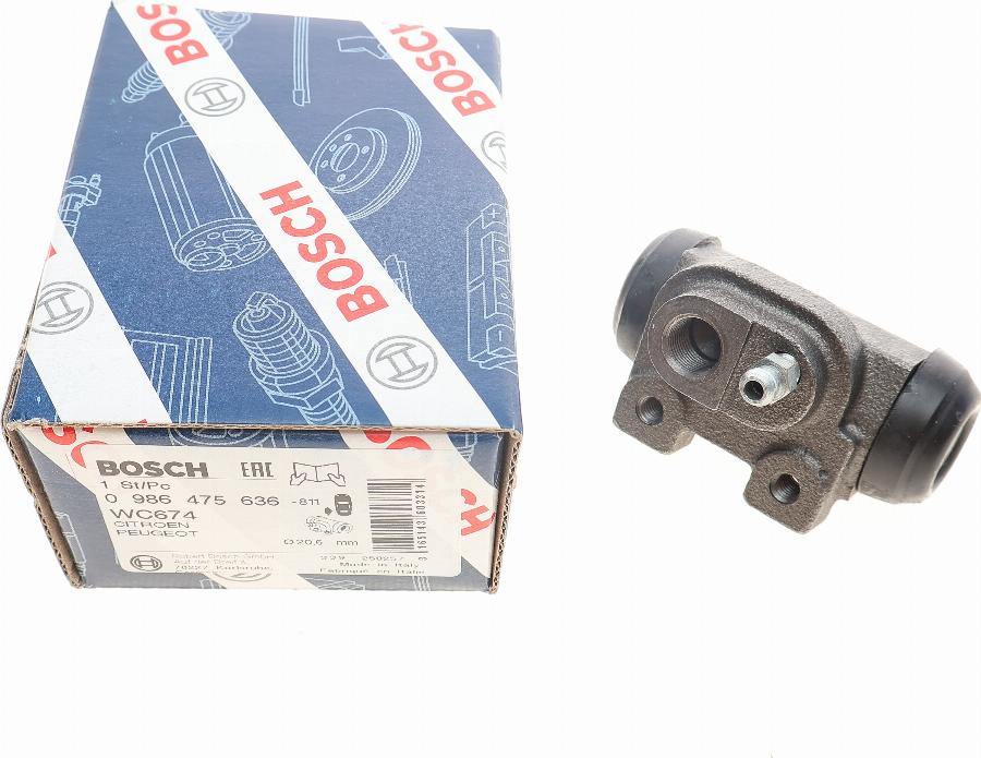 BOSCH 0 986 475 636 - Колесный тормозной цилиндр parts5.com