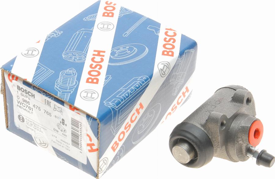 BOSCH 0 986 475 765 - Cilindro de freno de rueda parts5.com