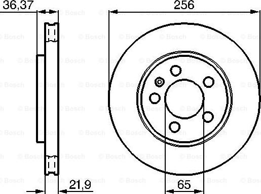 BOSCH 0 986 478 482 - Disque de frein parts5.com