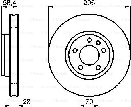 BOSCH 0 986 478 593 - Disc frana parts5.com