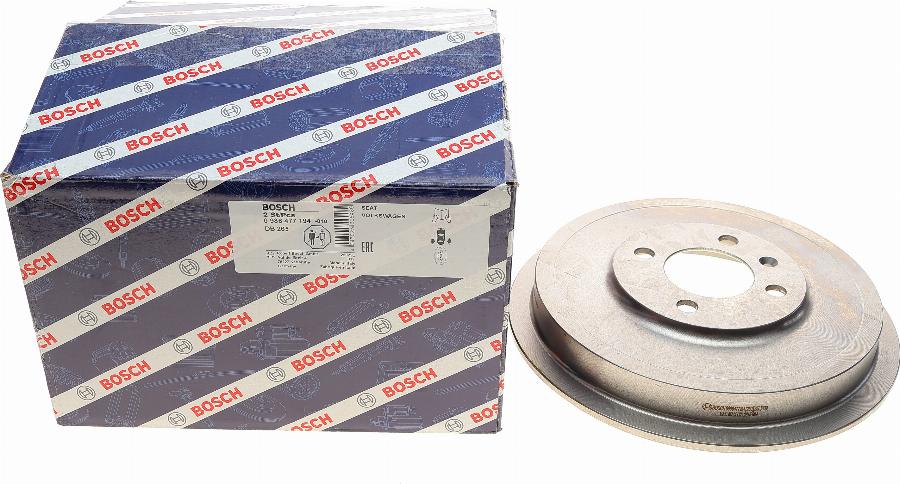 BOSCH 0 986 477 194 - Brake Drum parts5.com