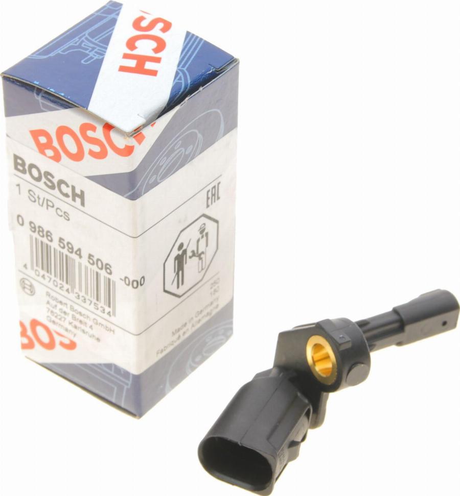 BOSCH 0 986 594 506 - Sensor, revoluciones de la rueda parts5.com