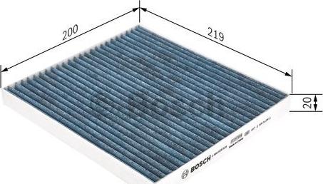 BOSCH 0 986 628 529 - Filtru, aer habitaclu parts5.com