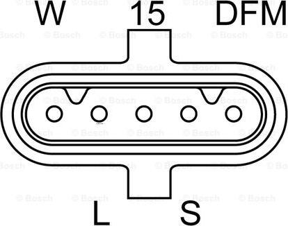 BOSCH 0 986 048 110 - Alternator parts5.com