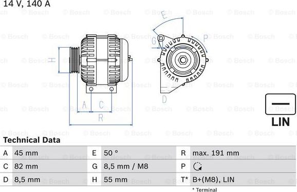 BOSCH 0 986 047 380 - Alternator parts5.com