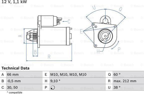 BOSCH 0 986 016 400 - Zaganjalnik parts5.com