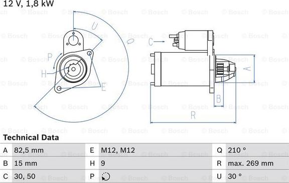 BOSCH 0 986 016 240 - Uputnik parts5.com