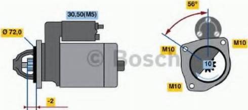 BOSCH 0 986 018 970 - Önindító parts5.com