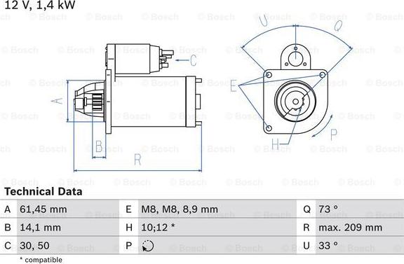 BOSCH 0 986 022 121 - Uputnik parts5.com