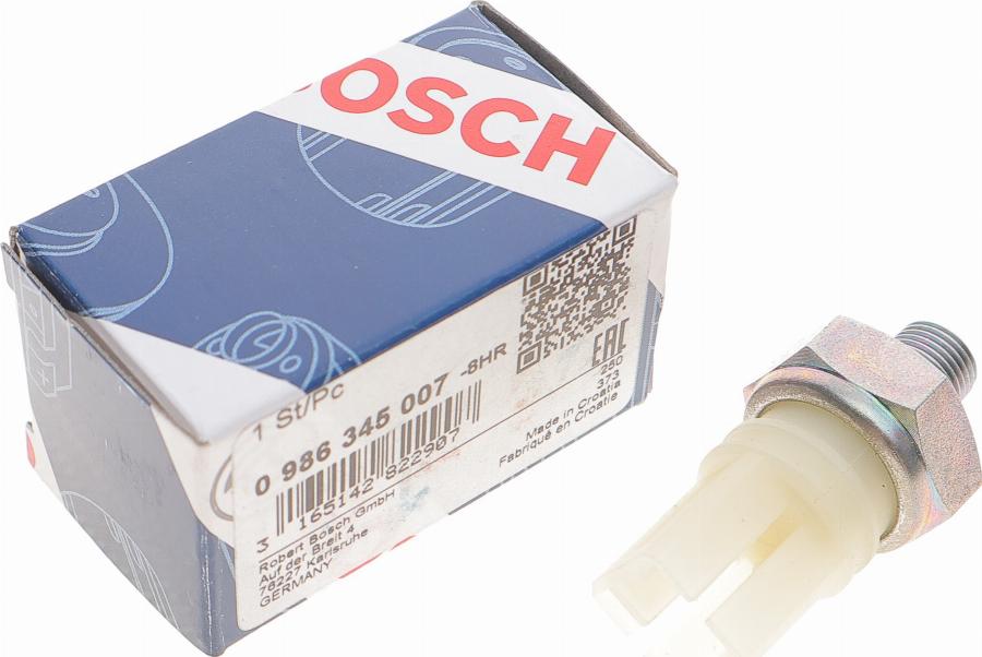 BOSCH 0 986 345 007 - Érzékelő, olajnyomás parts5.com