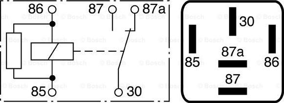 BOSCH 0 986 332 041 - Rele, glavna struja parts5.com