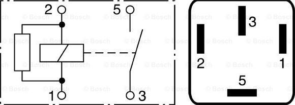 BOSCH 0 986 332 001 - Rele, työvirta parts5.com