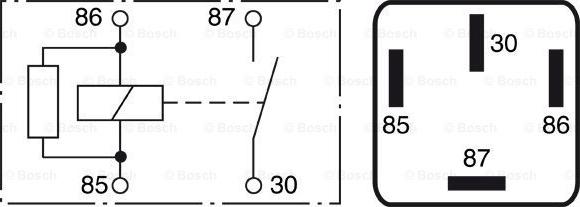 BOSCH 0 986 332 003 - Relé pracovného prúdu parts5.com