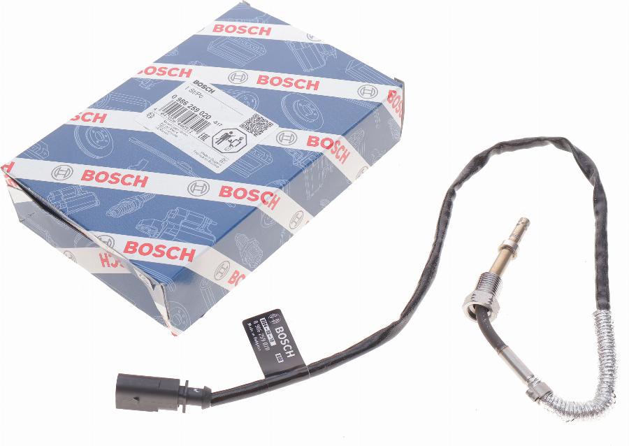 BOSCH 0 986 259 020 - Senzor, temperatura izpusnega plina parts5.com