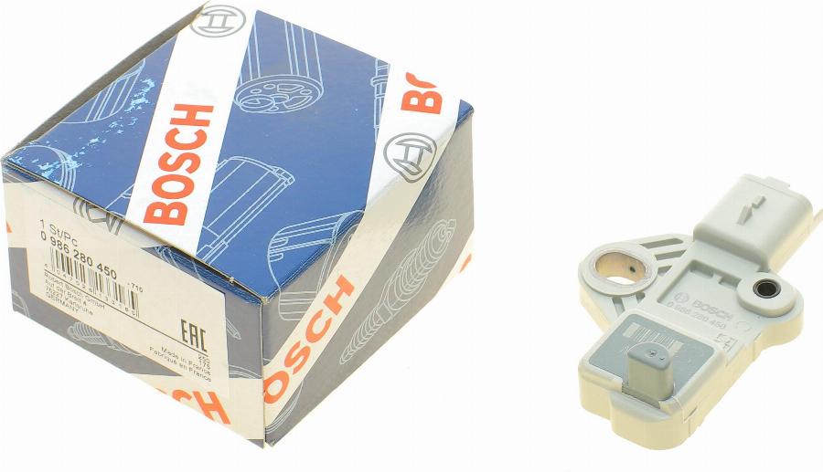 BOSCH 0 986 280 450 - Senzor impulsuri, arbore cotit parts5.com