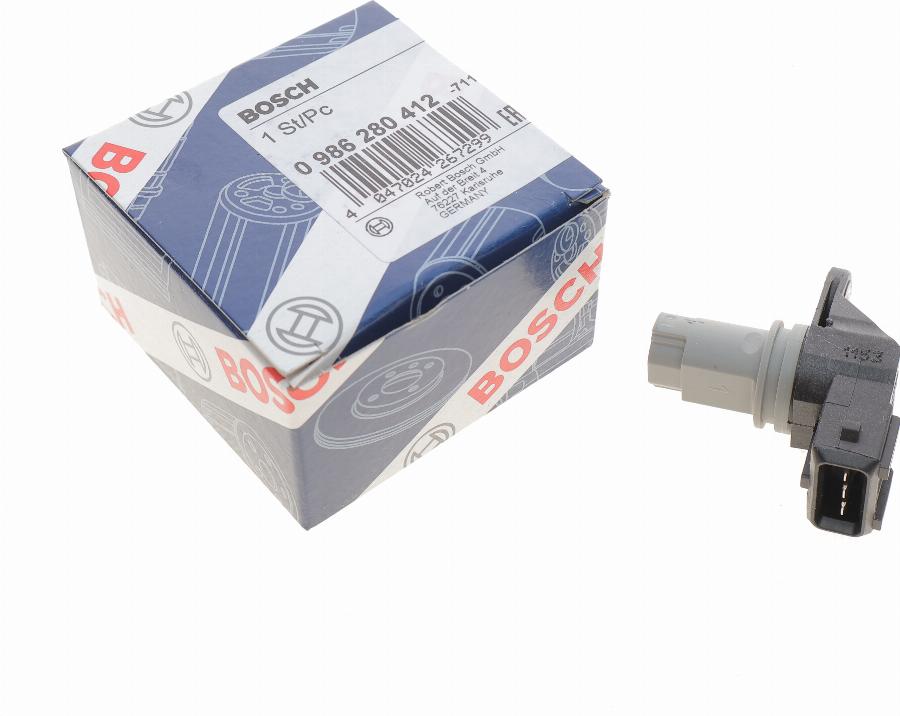 BOSCH 0 986 280 412 - Sensor, camshaft position parts5.com