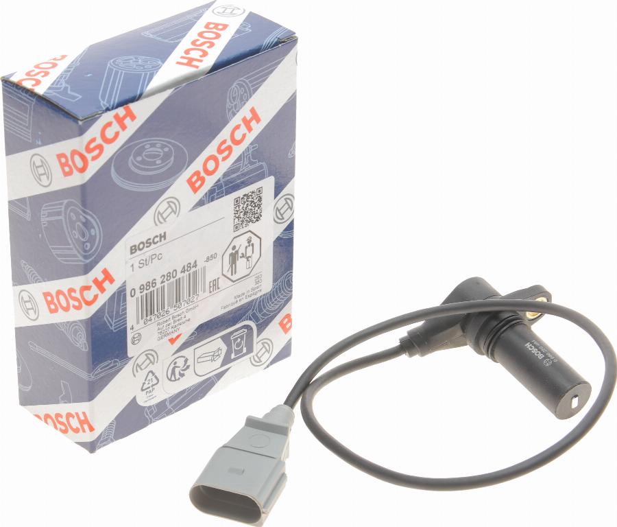 BOSCH 0 986 280 484 - Generador de impulsos, cigüeñal parts5.com