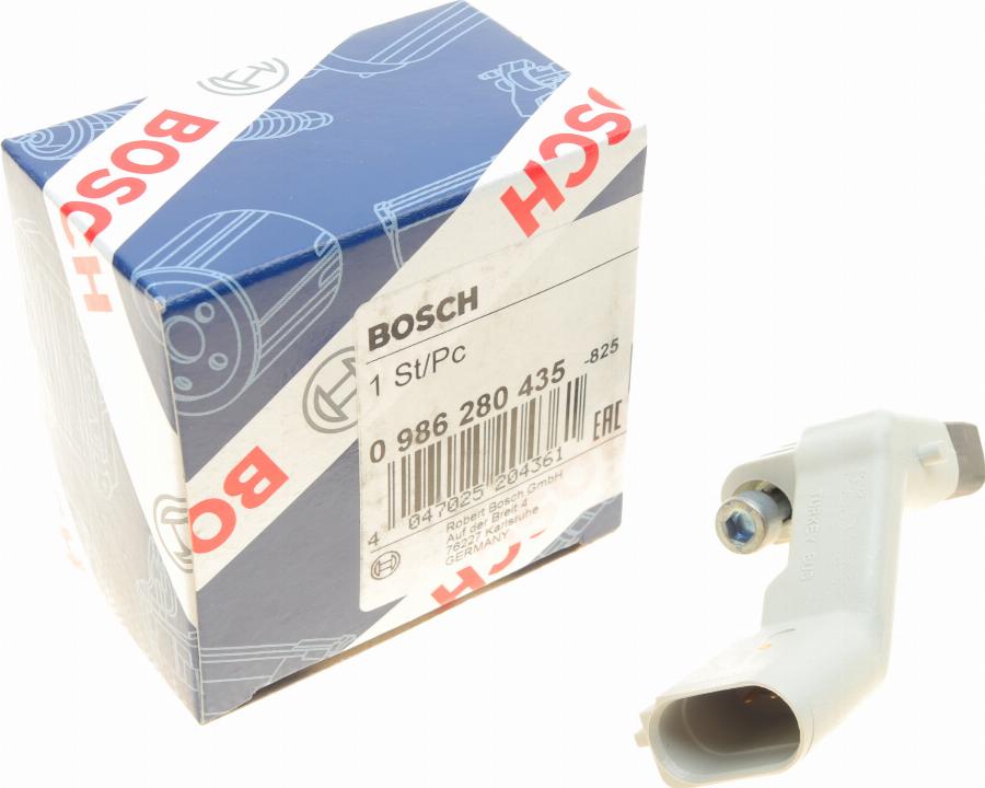 BOSCH 0 986 280 435 - Sensor, crankshaft pulse parts5.com