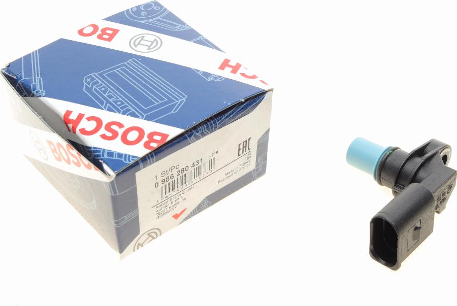 BOSCH 0 986 280 431 - Senzor,pozitie ax cu came parts5.com