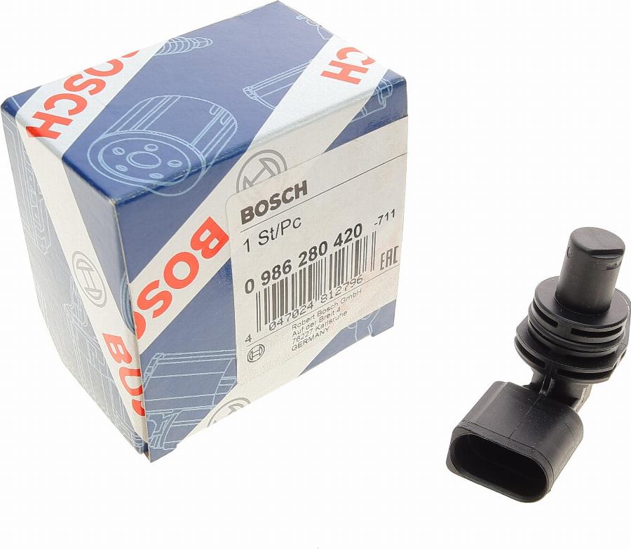 BOSCH 0 986 280 420 - Sensor, camshaft position parts5.com