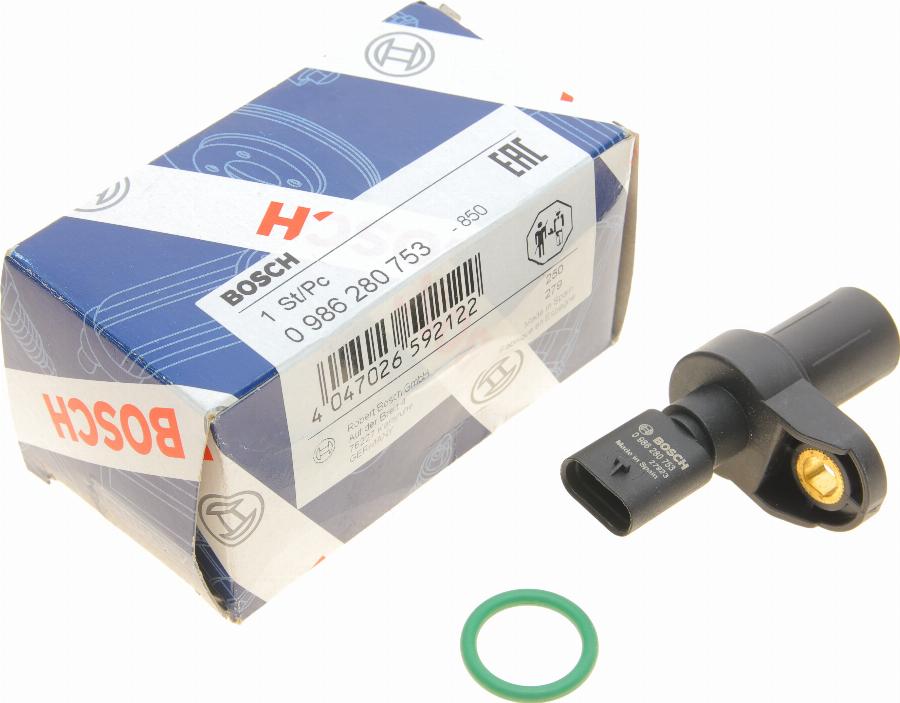 BOSCH 0 986 280 753 - Senzor,pozitie ax cu came parts5.com