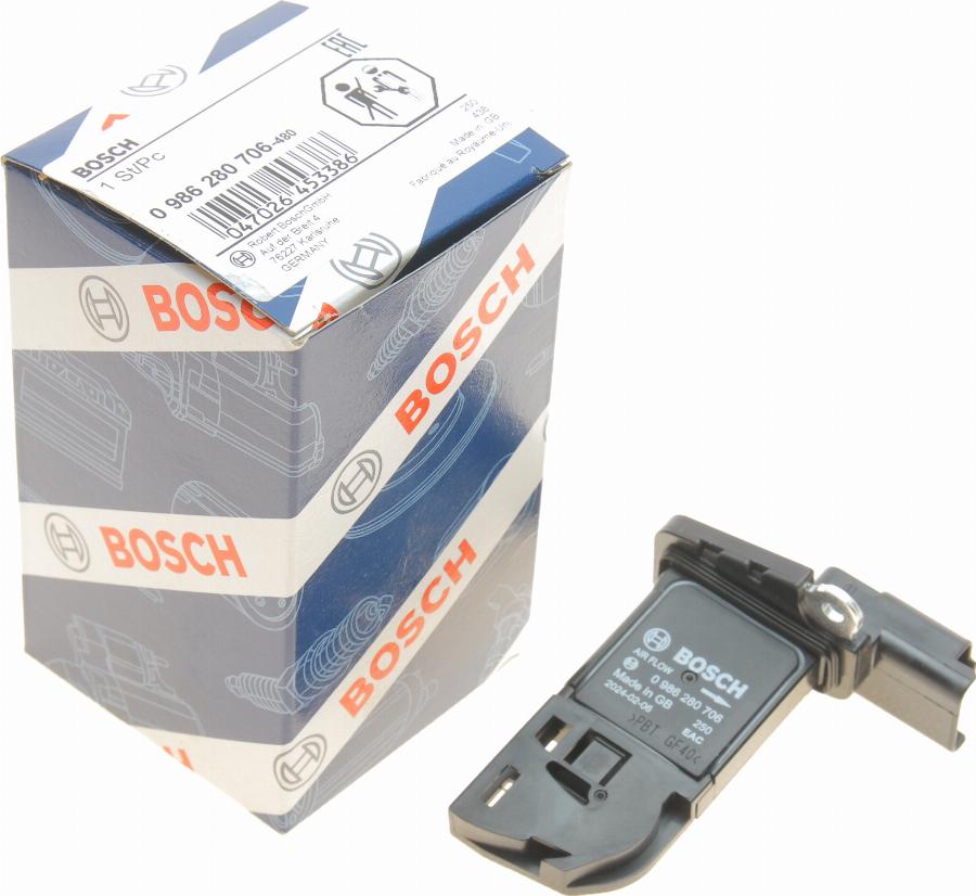 BOSCH 0 986 280 706 - Senzor debit aer parts5.com