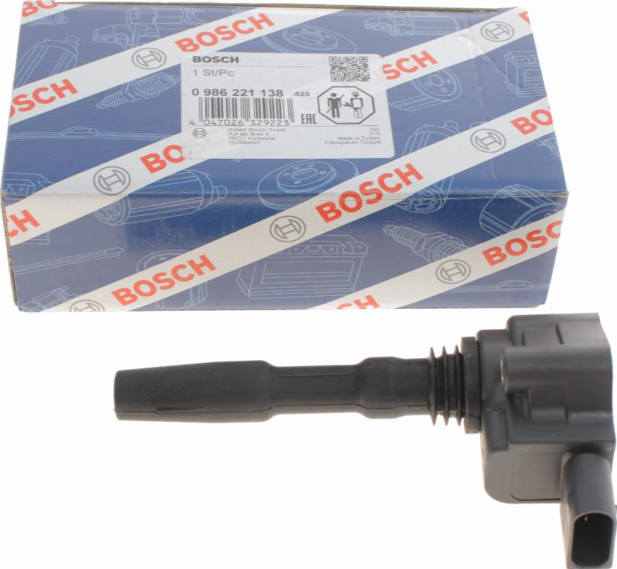 BOSCH 0 986 221 138 - Ignition Coil parts5.com