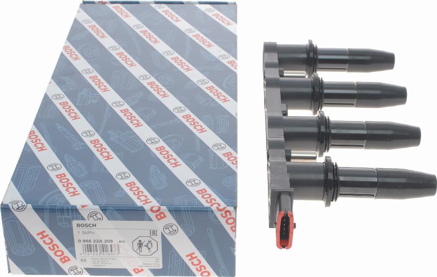 BOSCH 0 986 22A 209 - Bobina de inductie parts5.com