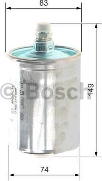 BOSCH 0 986 AF8 092 - Filtru combustibil parts5.com