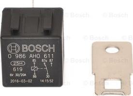 BOSCH 0 986 AH0 611 - Rele, glavna struja parts5.com