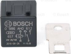 BOSCH 0 986 AH0 612 - Röle, çalışma akımı parts5.com