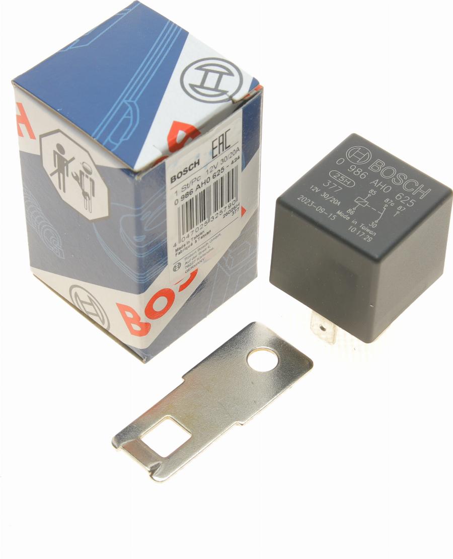 BOSCH 0 986 AH0 625 - Relé, corriente de trabajo parts5.com