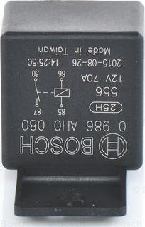 BOSCH 0 986 AH0 080 - Ρελέ, ρεύμα λειτουργίας parts5.com