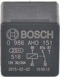 BOSCH 0 986 AH0 151 - Röle, çalışma akımı parts5.com