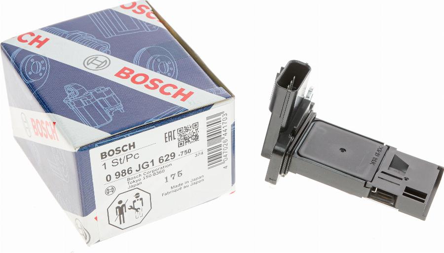 BOSCH 0 986 JG1 629 - Μετρητής μάζας αέρα parts5.com