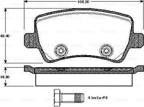 Volvo 314086700 - Komplet zavornih oblog, ploscne (kolutne) zavore parts5.com