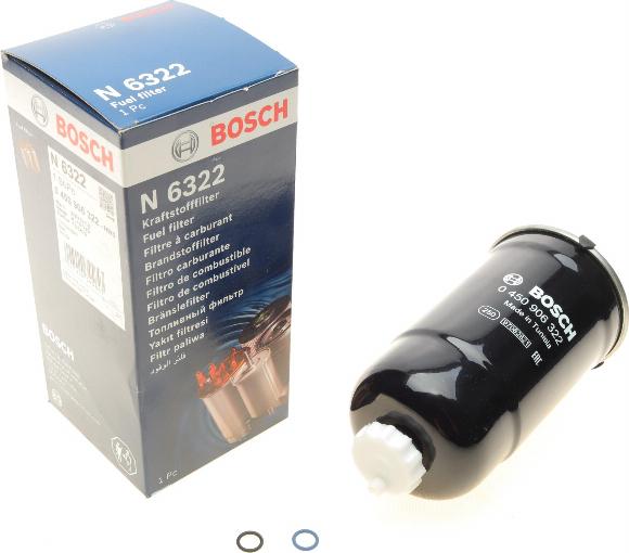 BOSCH 0 450 906 322 - Filtro combustible parts5.com