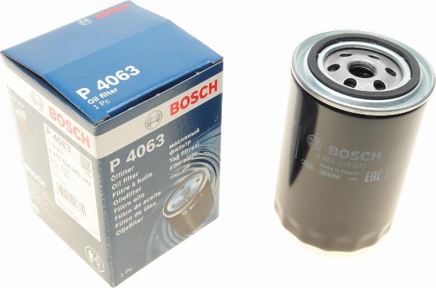 BOSCH 0 451 104 063 - Маслен филтър parts5.com