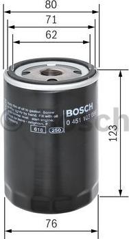 BOSCH 0 451 103 086 - Filtar za ulje parts5.com