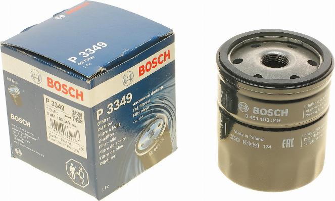 BOSCH 0 451 103 349 - Φίλτρο λαδιού parts5.com