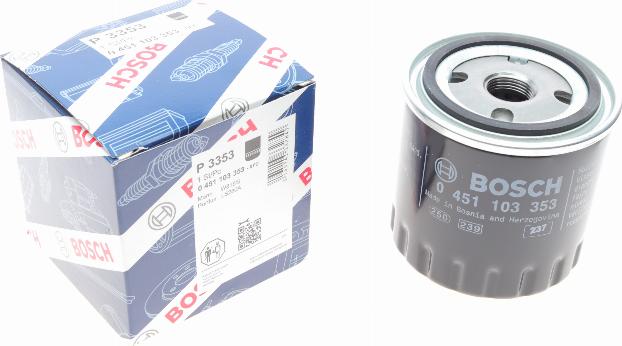 BOSCH 0 451 103 353 - Oil Filter parts5.com