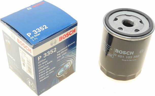 BOSCH 0 451 103 352 - Φίλτρο λαδιού parts5.com