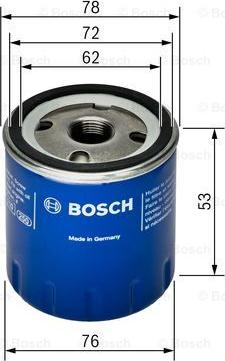 BOSCH 0 451 103 336 - Olejový filter parts5.com