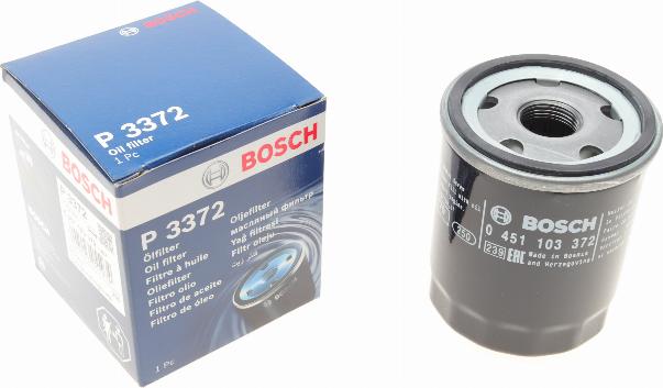 BOSCH 0 451 103 372 - Olajszűrő parts5.com